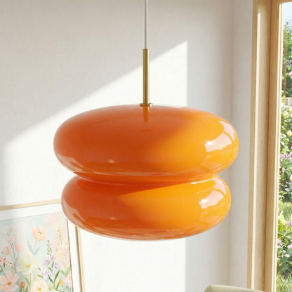 Josie Cream Bauhaus Opal Glass Pendant Light