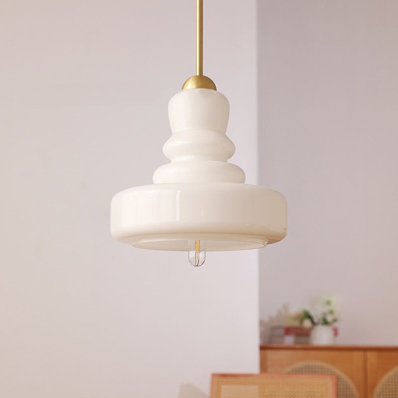 Carla Colorful Gourd Shaped Glass Shade Pendant Light