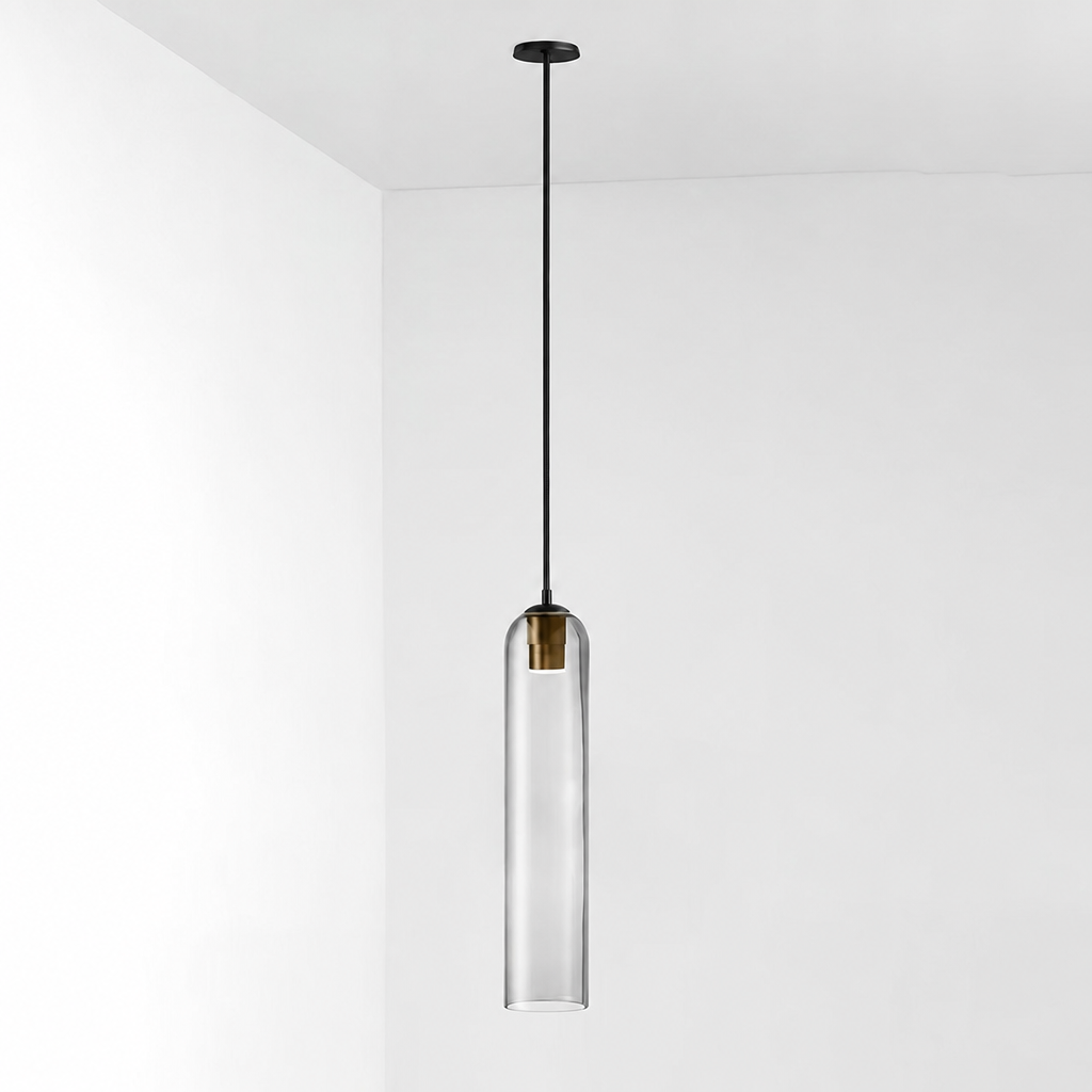 Kimaya Benedict Tube Glass Pendant Lamp