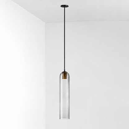 Kimaya Benedict Tube Glass Pendant Lamp