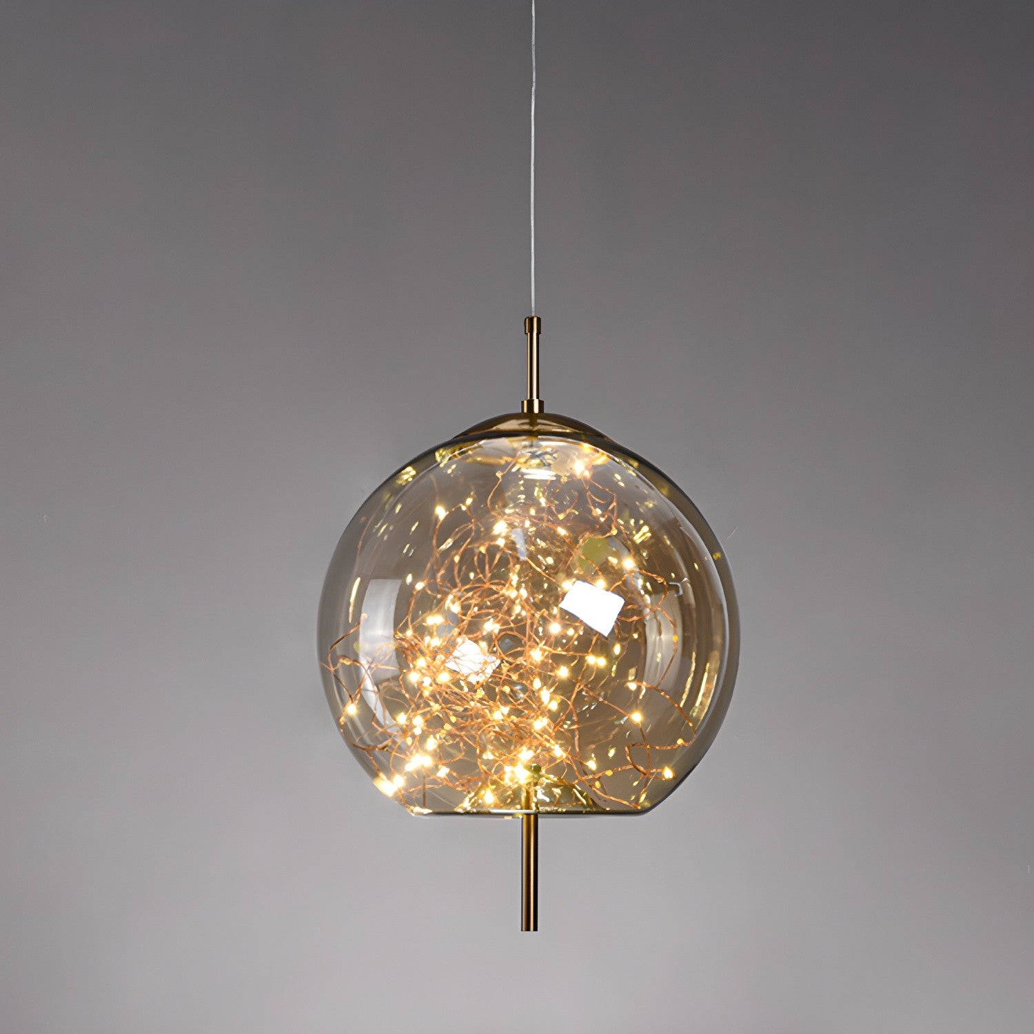 Atria Luxury Led Geometric Globe Sprinkle Pendant Light