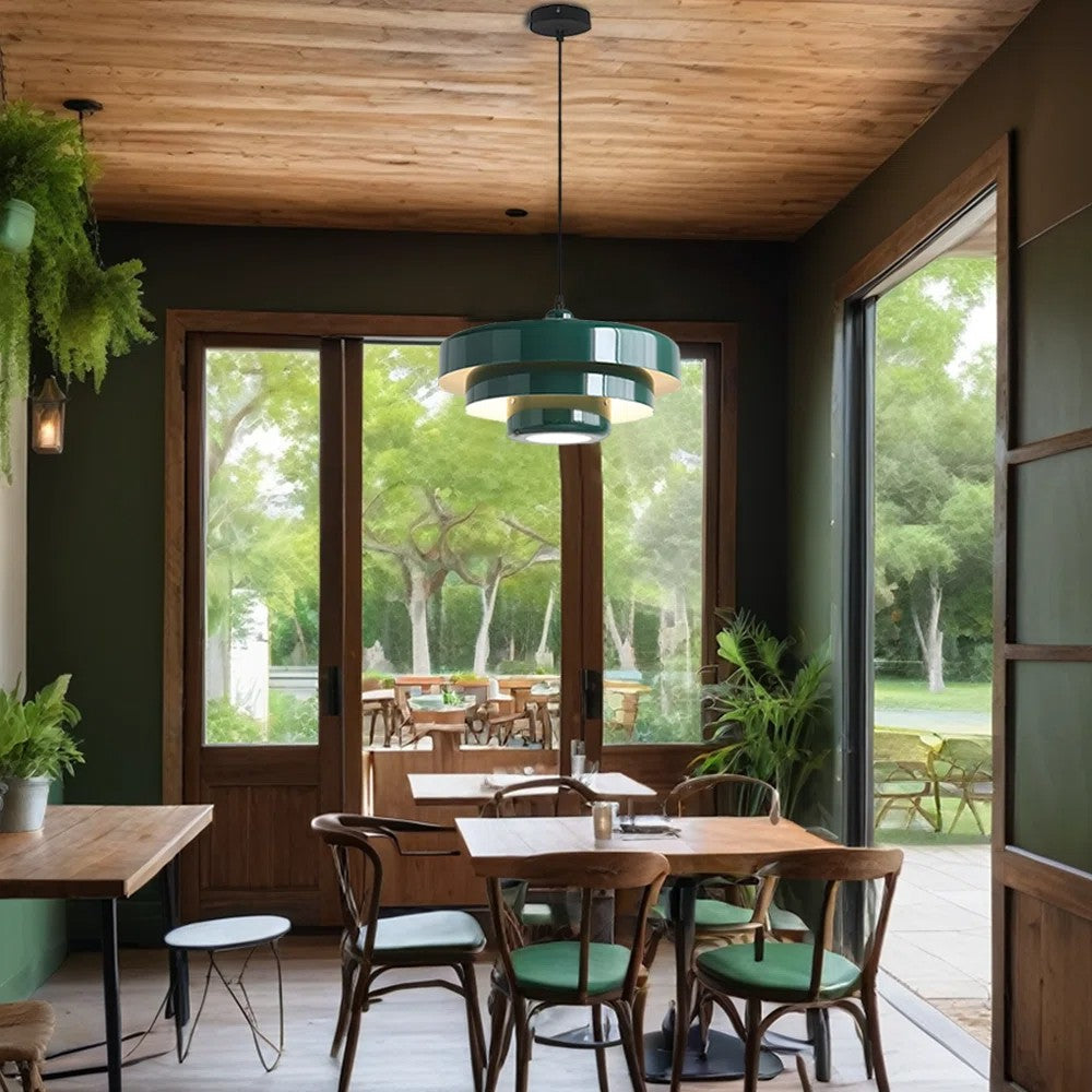 Modern Scandinavian Multi‑Layer Colorful Pendant Light