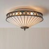 Calypso Tiffany Glass Dimmable Ceiling Light