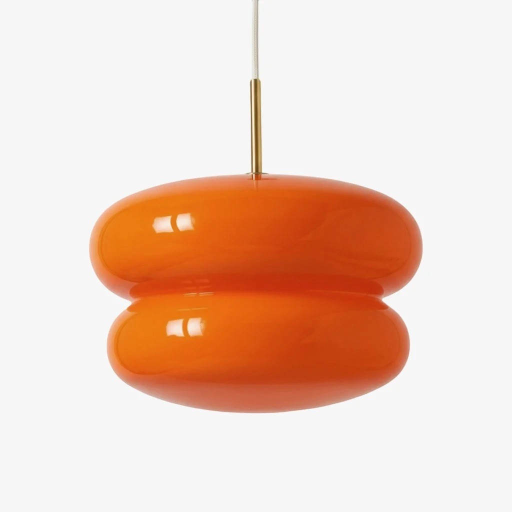Josie Cream Bauhaus Opal Glass Pendant Light