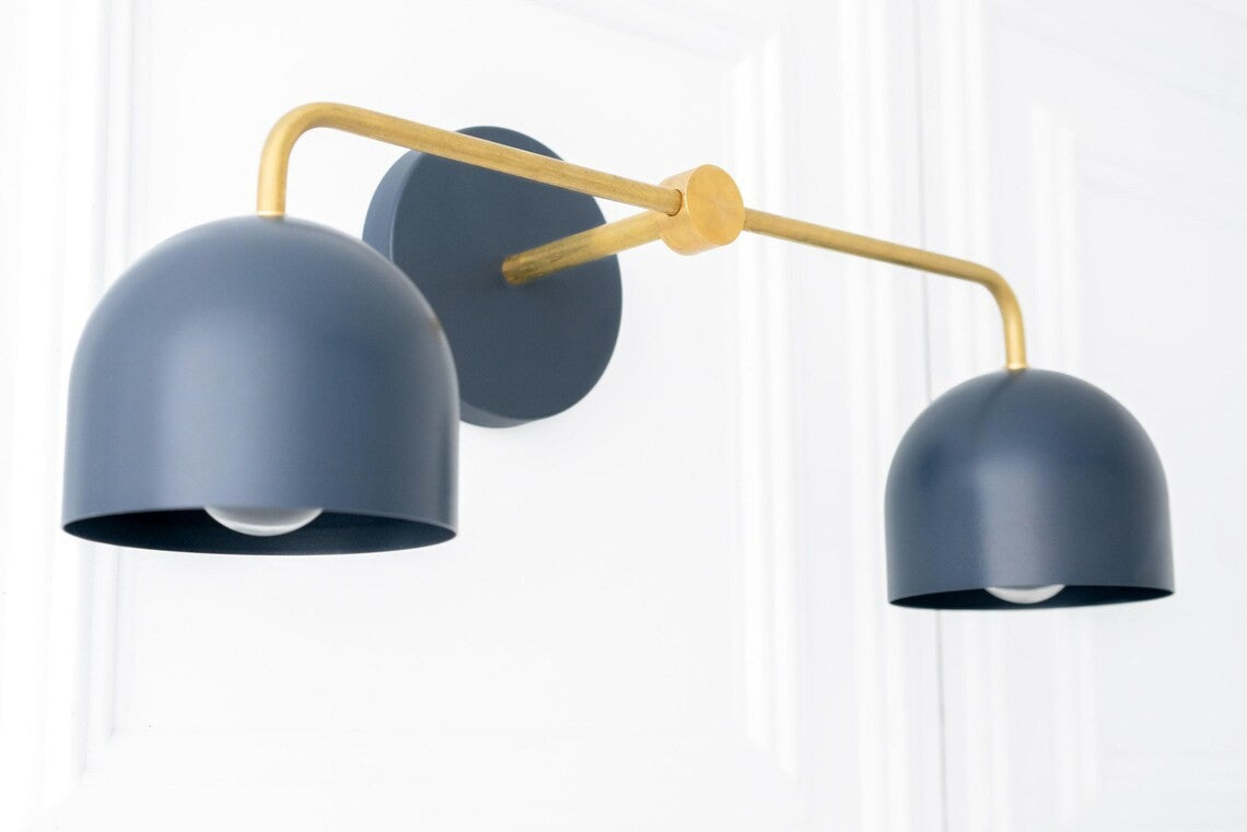 Astair Nordic Metal Multicolored Vanity Sconce