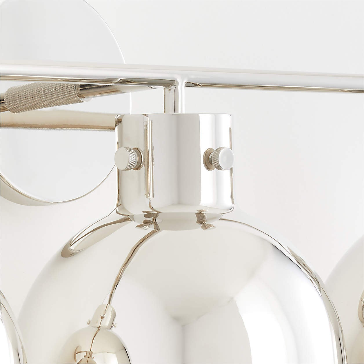 York Minimalist 3-Light Glass Globe Metal Wall Light
