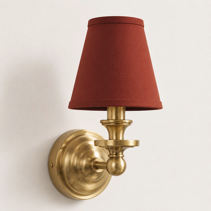 Corbin Vintage Color Fabric Wall Sconce