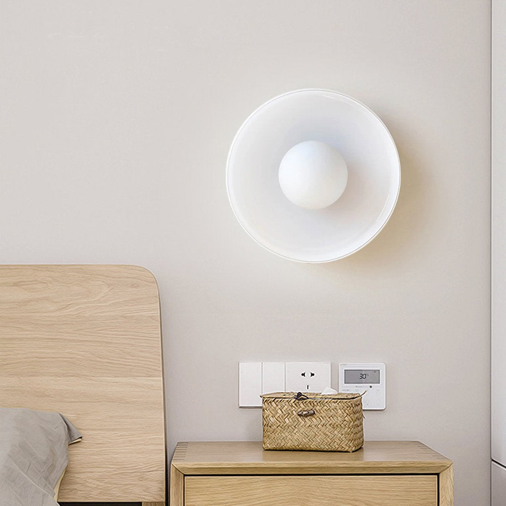 Zayn Colorful Glass Round LED Ceiling Light