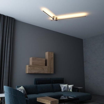 Aaradhya Modern Minimalist Rotatable Linear Black LED Wall Light