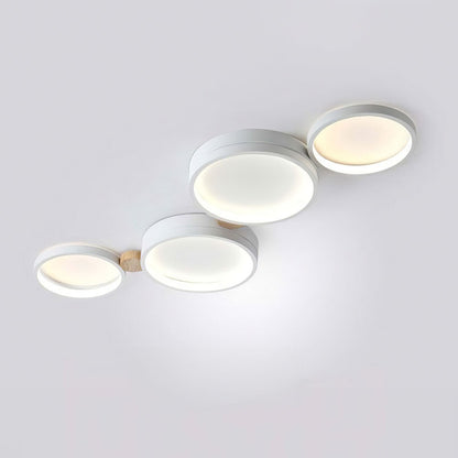Phelith Modern Scandinavian Circle Ceiling Light