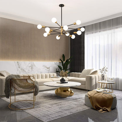 Drayven Modern Tiered Sputnik Metal Chandelier