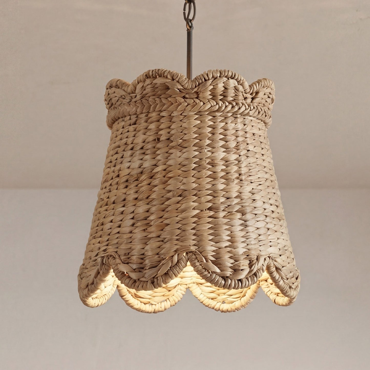 Karinne Natural Flower Rattan Pendant Light