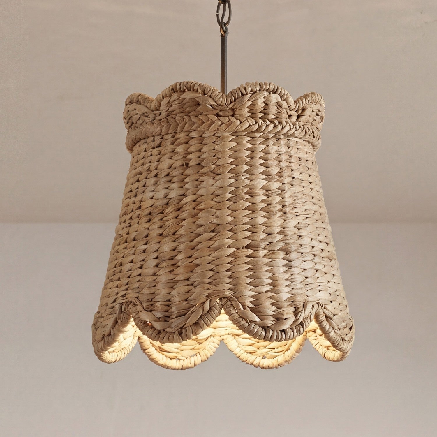 Karinne Natural Flower Rattan Pendant Light