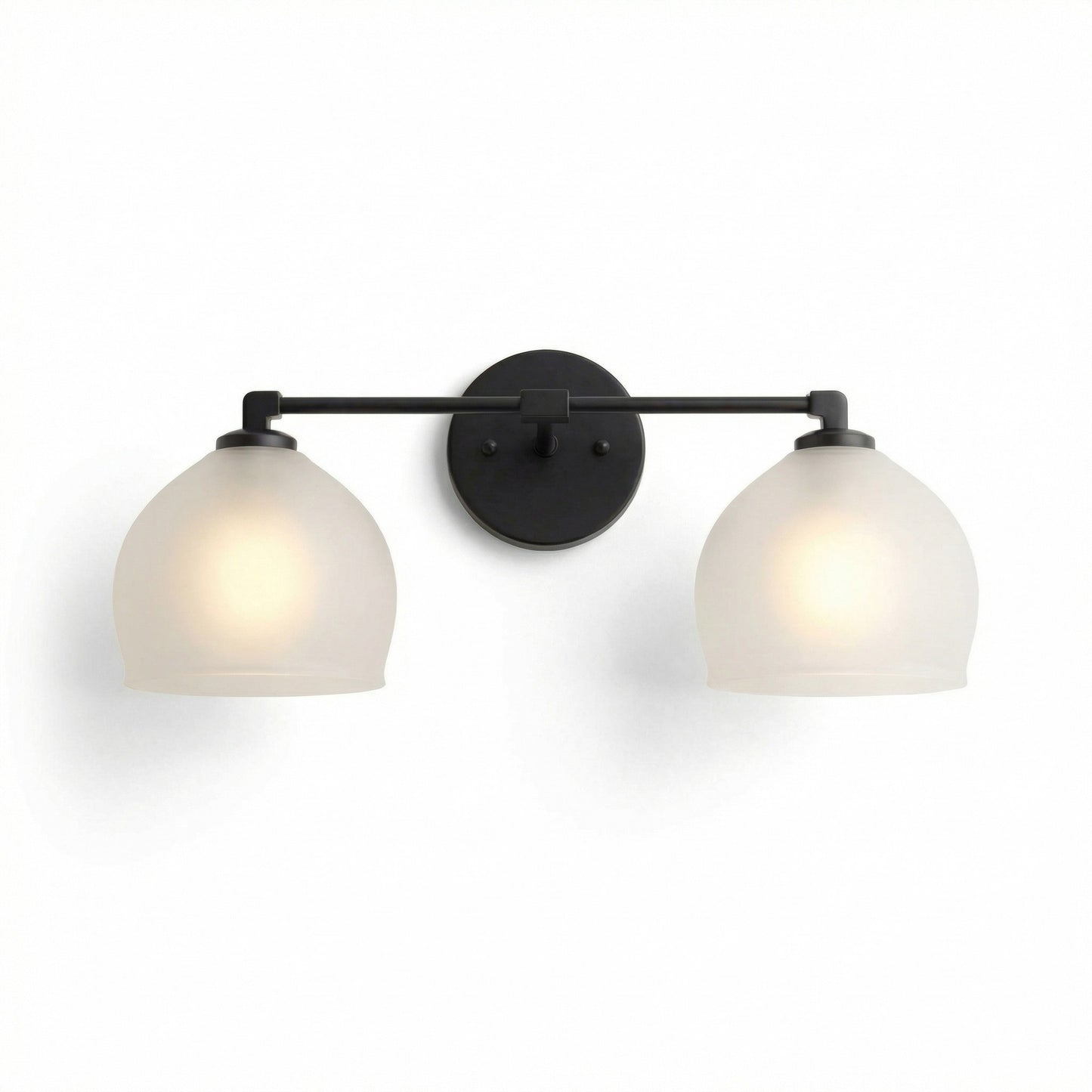 Conrad Vintage 3 Heads Bellflower Glass Wall Sconce