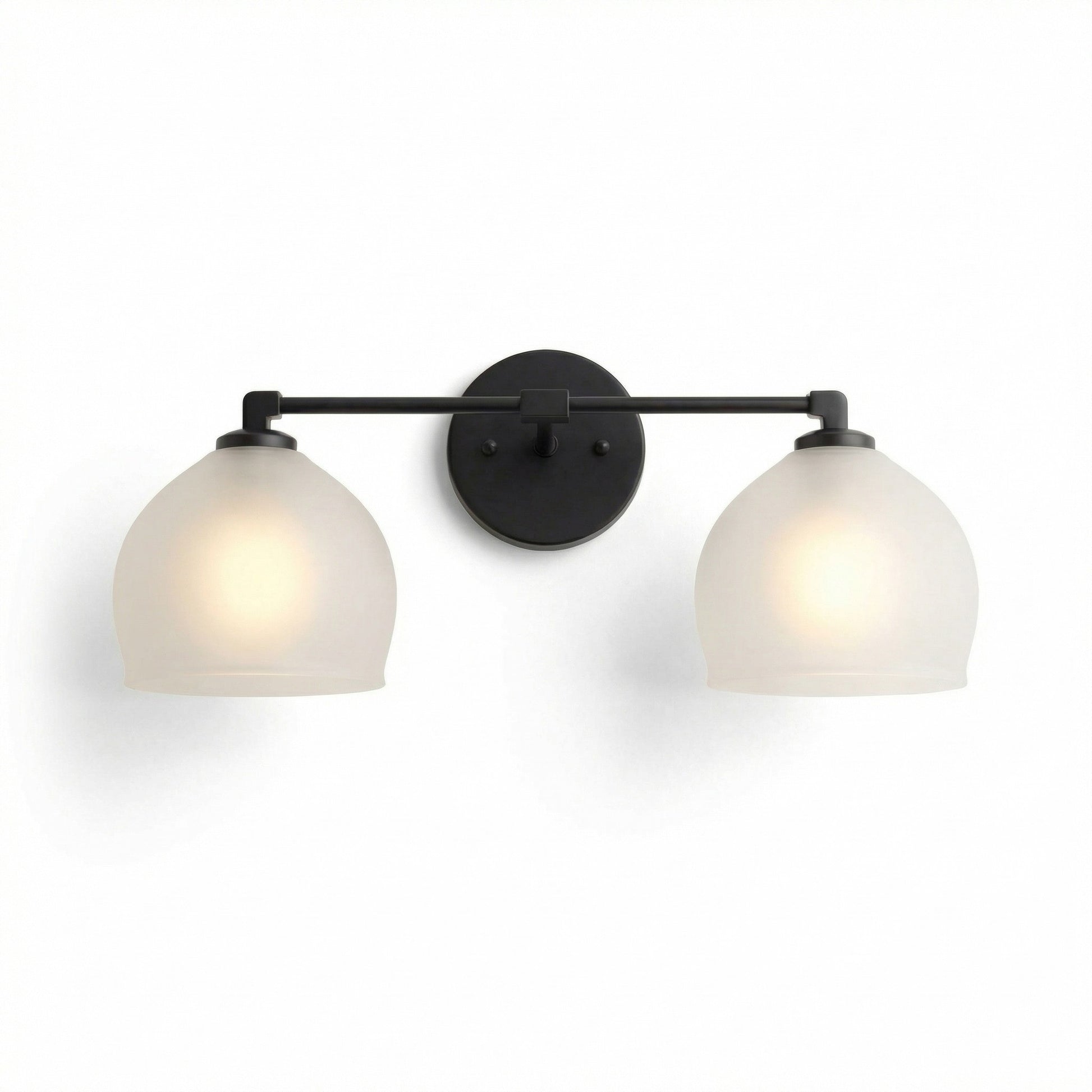 Conrad Vintage 3 Heads Bellflower Glass Wall Sconce