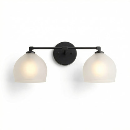 Conrad Vintage 3 Heads Bellflower Glass Wall Sconce