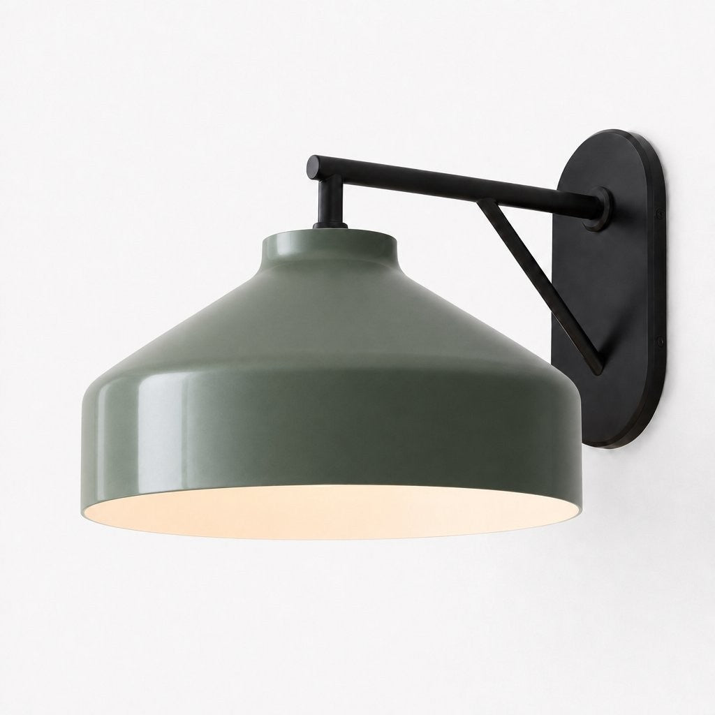 Drilon Nordic Minimalist Morandi Matte Metal Wall Sconce