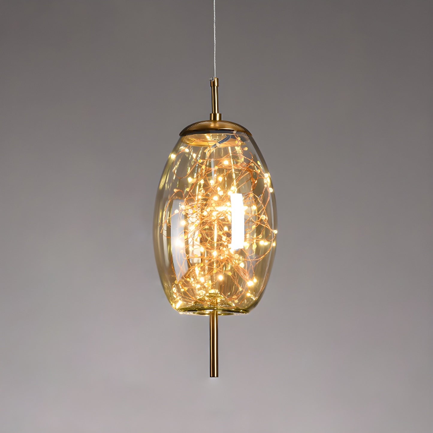 Atria Luxury Led Geometric Globe Sprinkle Pendant Light