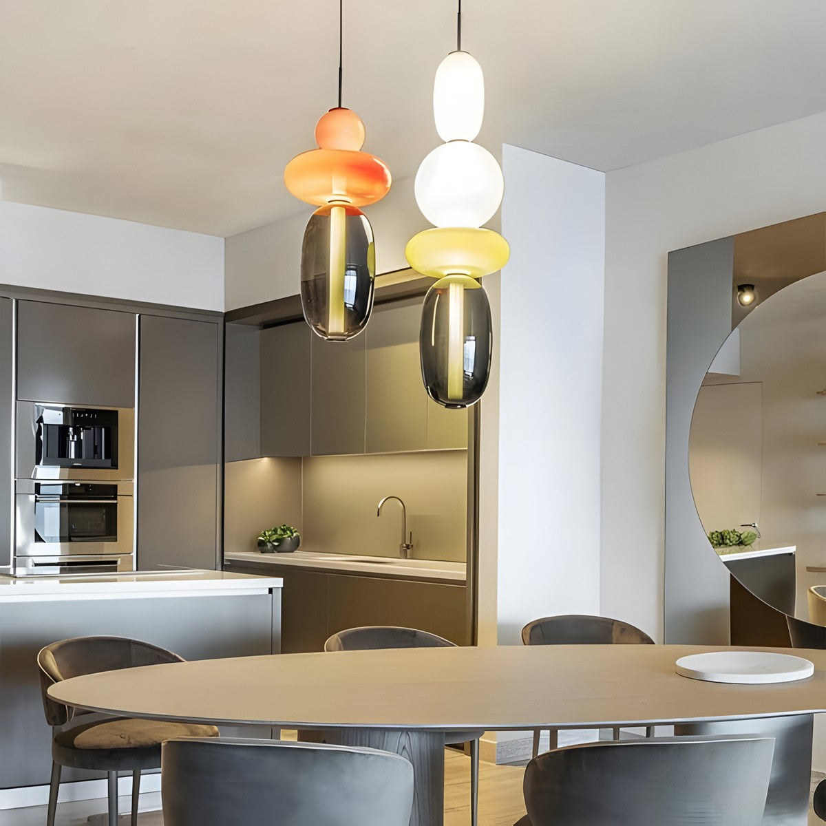 Caterina Modern Colorful Candied Glass Pendant Light