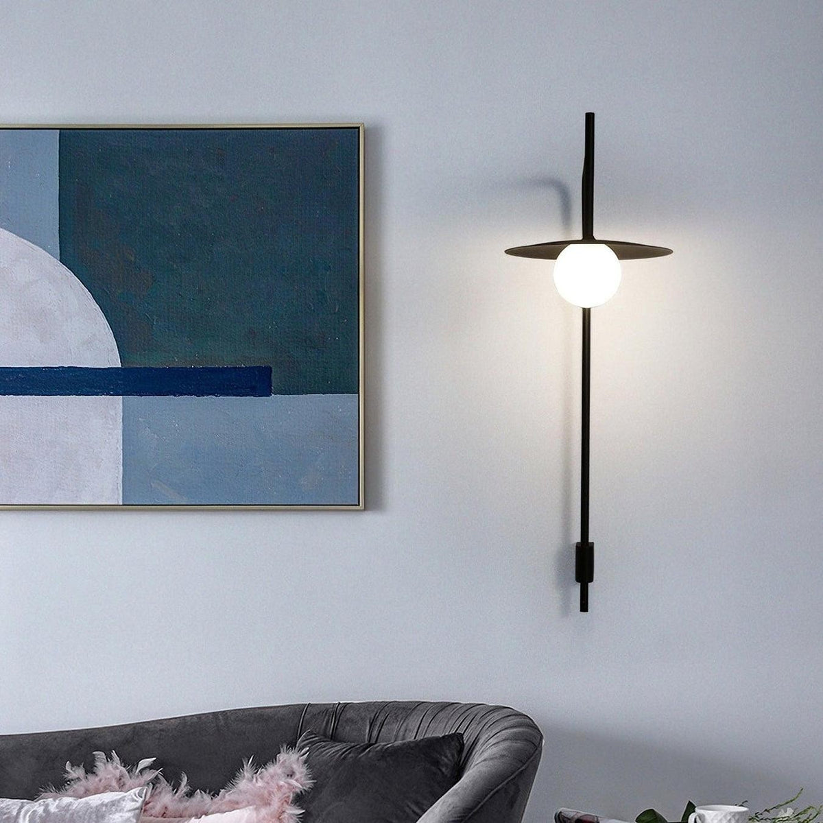 Pyris Scandinavian Minimalist Metal Swing Arm Wall Lamp