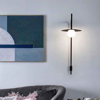 Pyris Scandinavian Minimalist Metal Swing Arm Wall Lamp