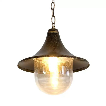 Marshall Farmhouse Outdoor Patio Porch Black Pendant Light