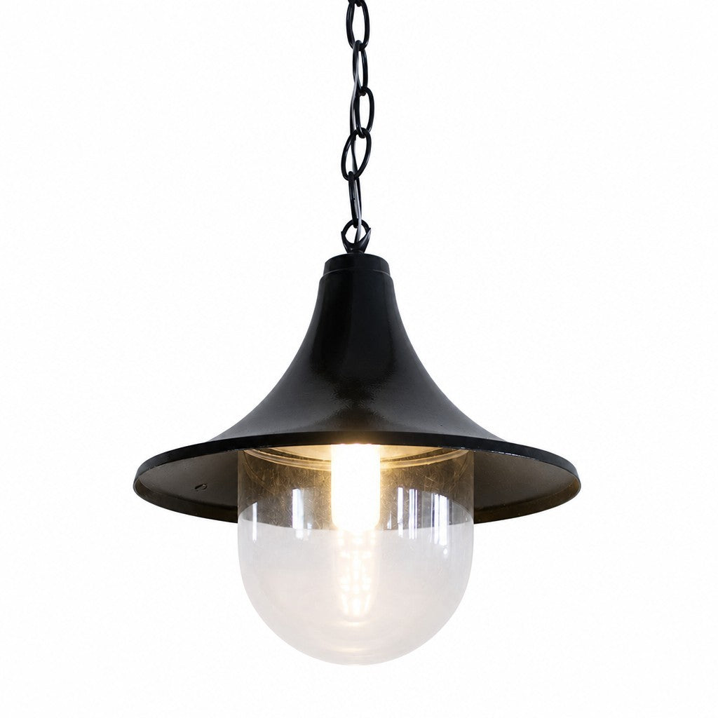 Marshall Farmhouse Outdoor Patio Porch Black Pendant Light