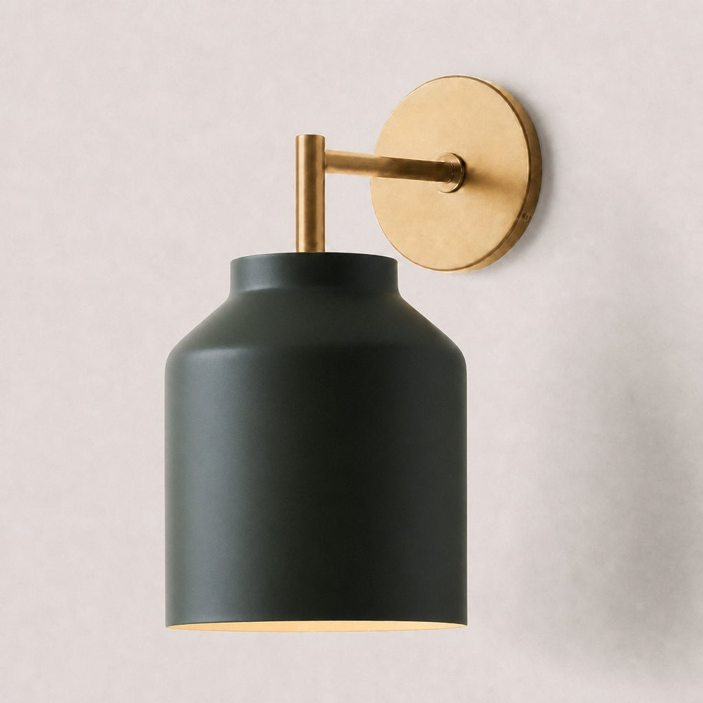 Drilon Nordic Minimalist Morandi Matte Metal Wall Sconce