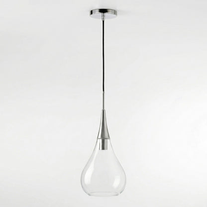 Clarke Minimalist Teardrop Glass Pendant Light