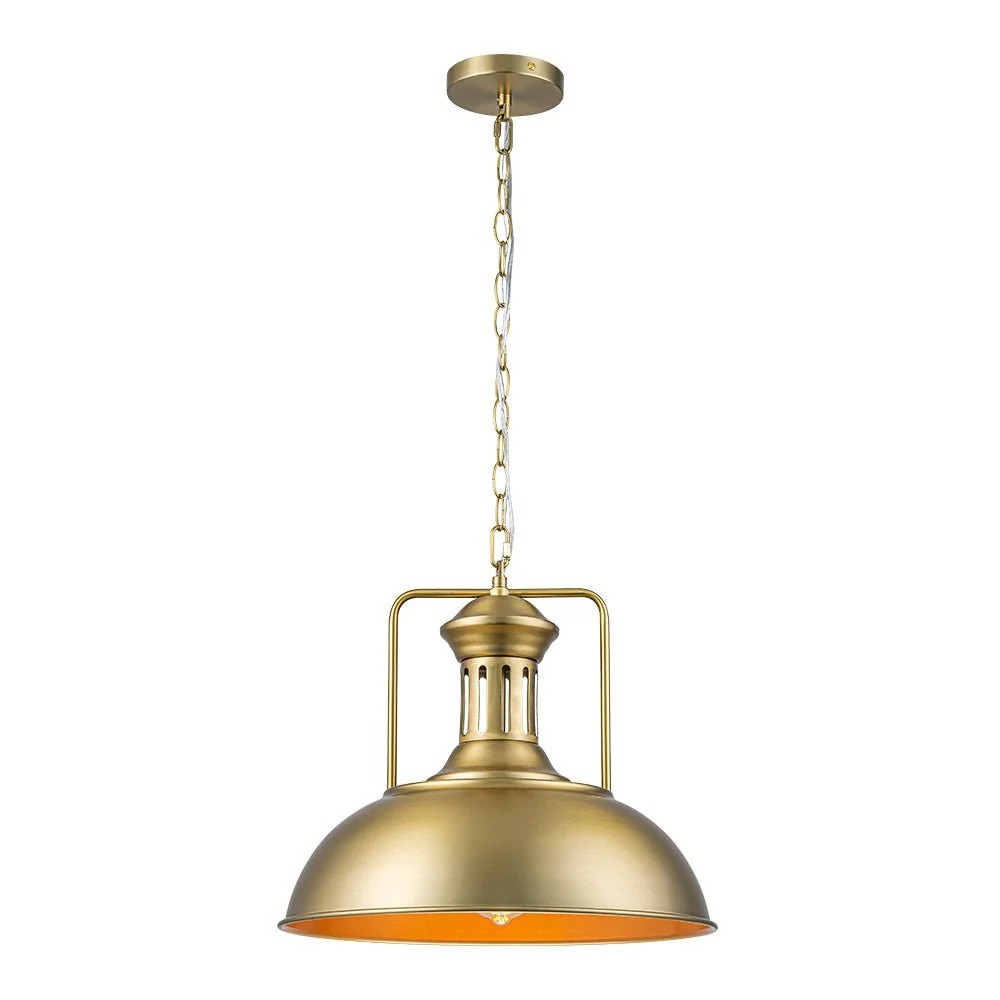 Soliviel Industrial Metal Dome Pendant Light