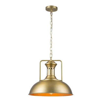 Soliviel Industrial Metal Dome Pendant Light