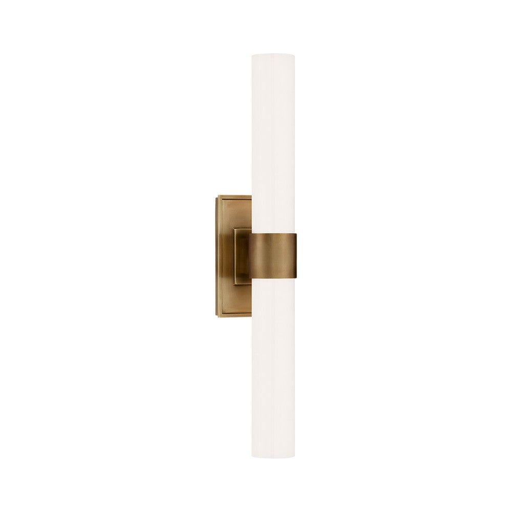 Zinnia Glass Tube Double Wall Mounted Light