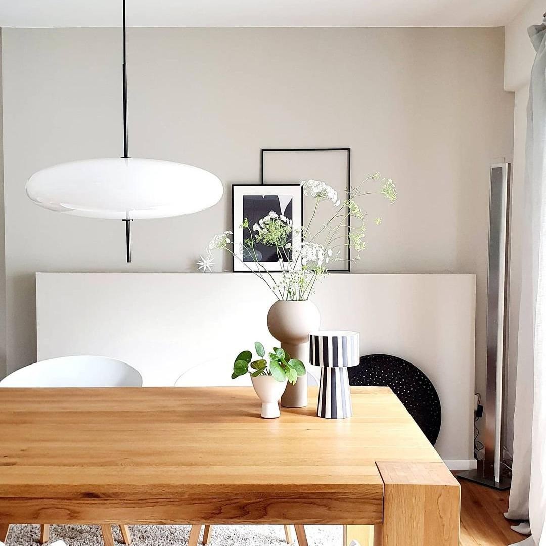 Korbin Acrylic White Flying Saucer Pendant Light