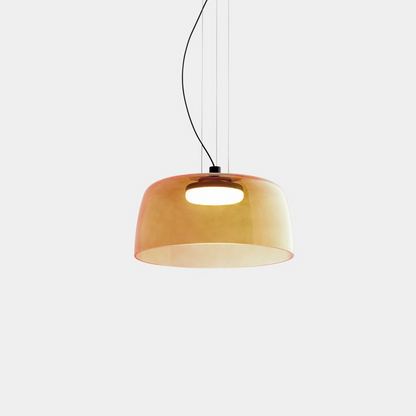 Zaire Bowl Shaped Layer Stained Glass Pendant Light