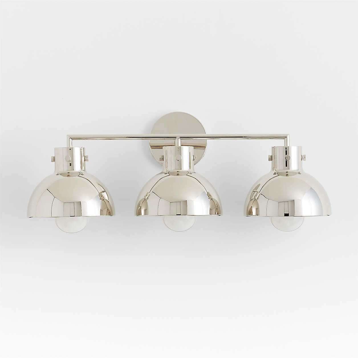 York Minimalist 3-Light Glass Globe Metal Wall Light