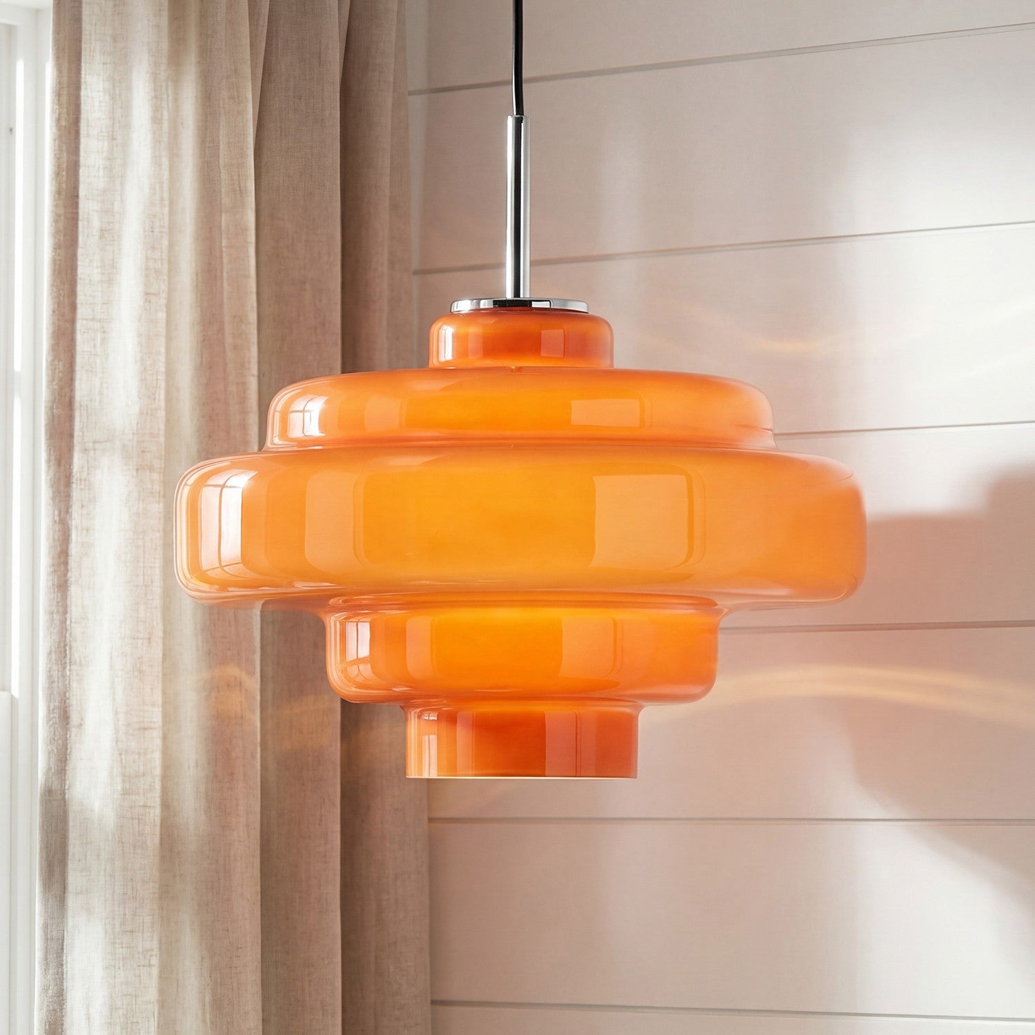 Yves Vintage Tiered Glass Pendant Light