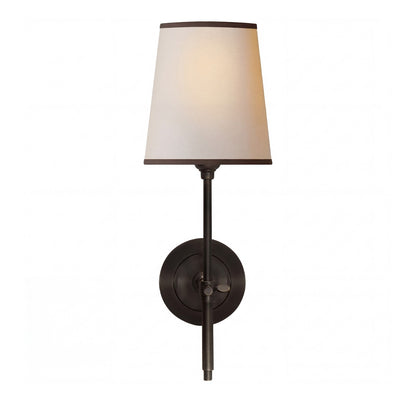 Ozuma One Light Wall Sconce with Linen Shade