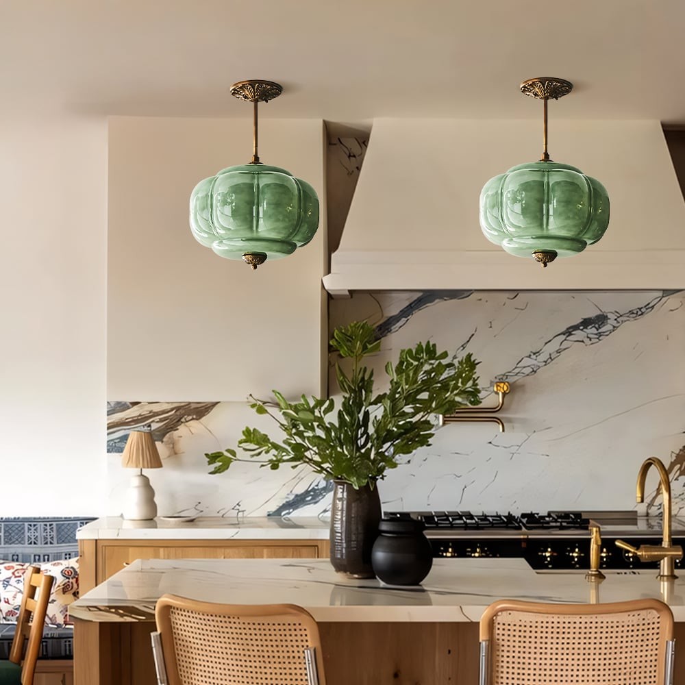 Ozita Retro Semi-Flush Mount Eloise Pendant Light