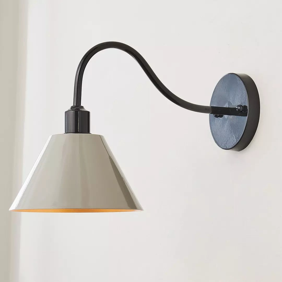 Ferm Minimalist Industrial Tapered Sconce