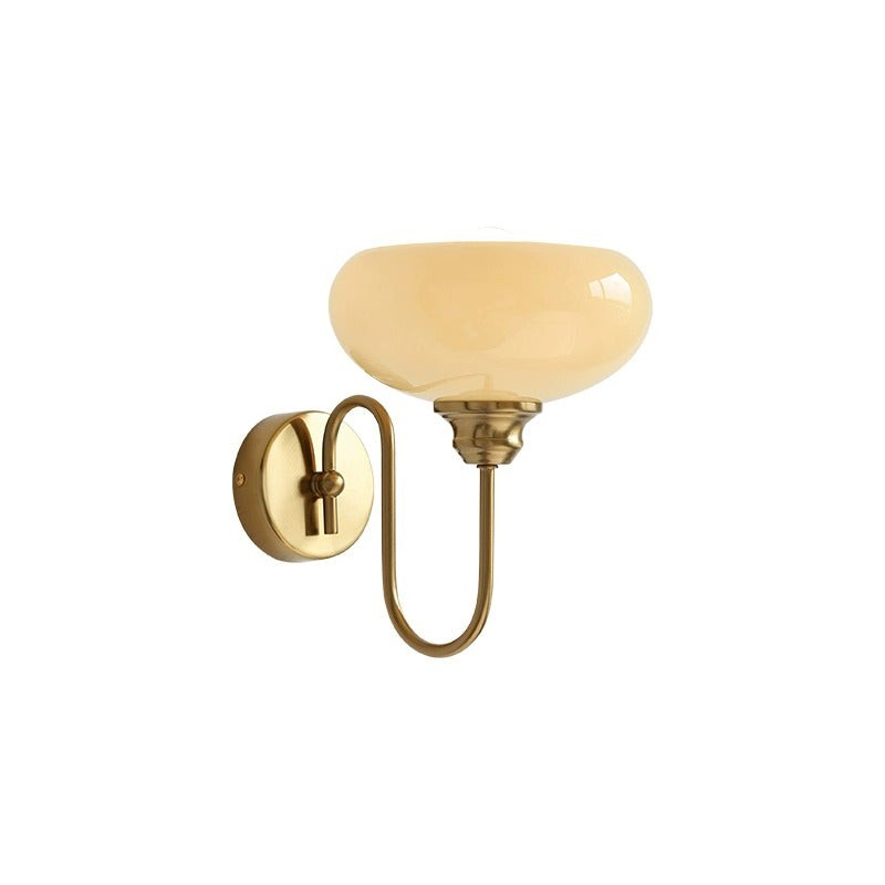 Ylvaen Bauhaus 1 Light Milk Glass Sconce