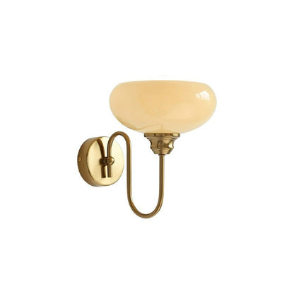 Ylvaen Bauhaus 1 Light Milk Glass Sconce