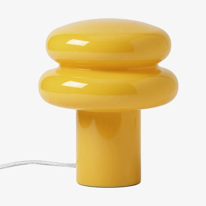 Nymeros Scandinavian Glass Mushroom Table Lamp