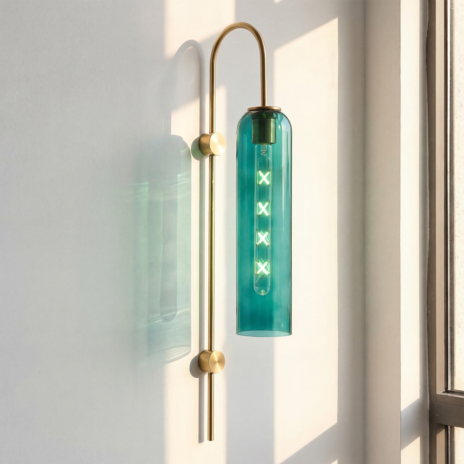 Janvy Modern Exquisite Glass Wall Sconce