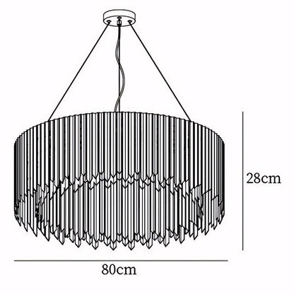 Jasper Facet Chandelier Collection