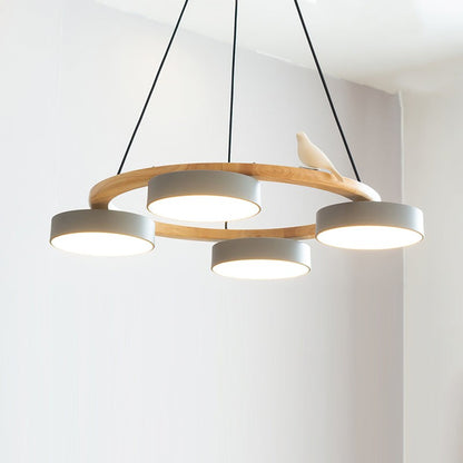 Myrithor Macarons Bird Woon Round Chandelier