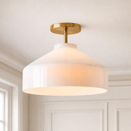 Drilon Nordic Morandi Metal Flush Mount Ceiling Light