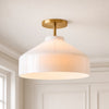 Drilon Nordic Morandi Metal Flush Mount Ceiling Light