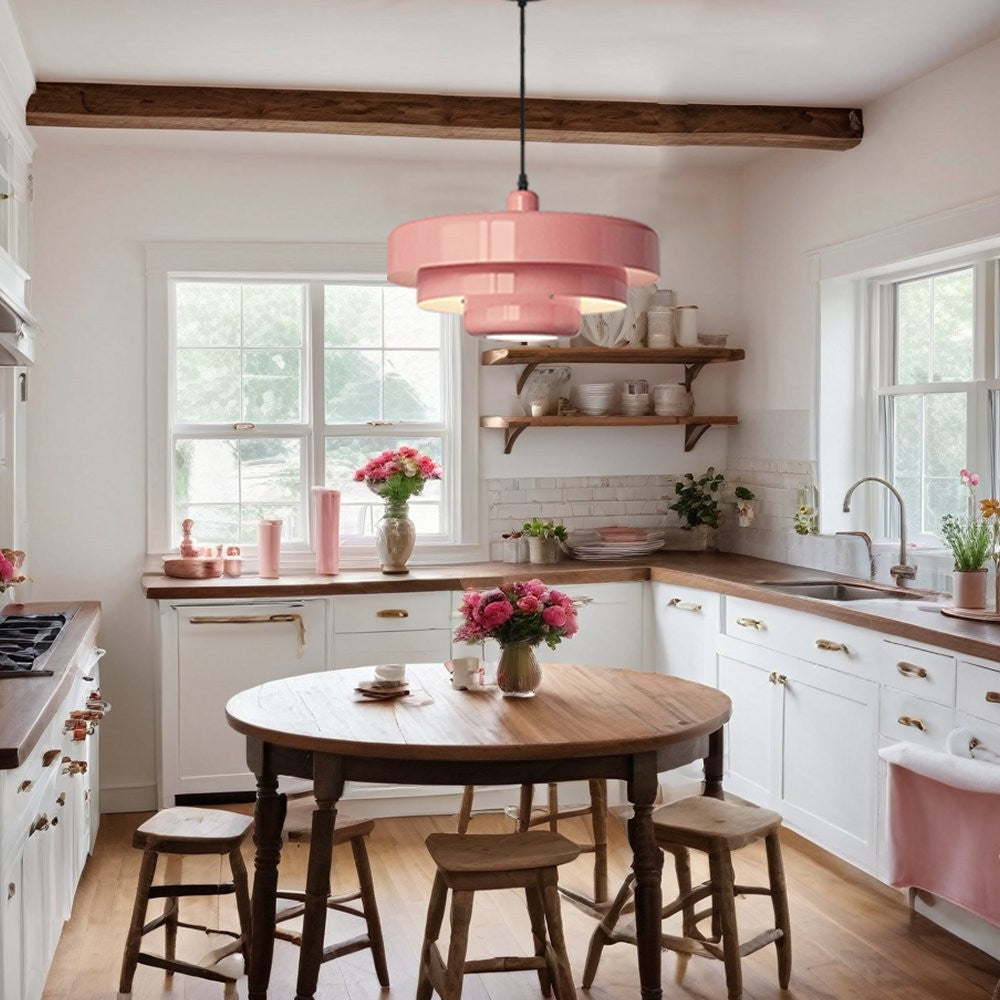 Modern Scandinavian Multi‑Layer Colorful Pendant Light