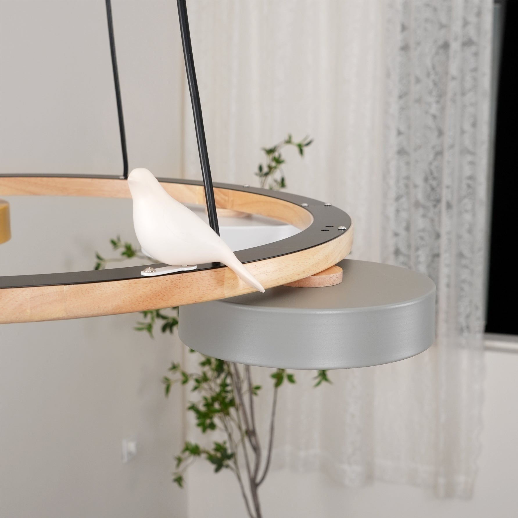 Myrithor Macarons Bird Woon Round Chandelier