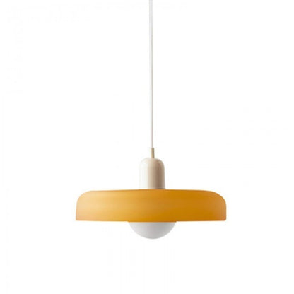 Xanadu Bauhaus Stained Glass Disc Pendant Light